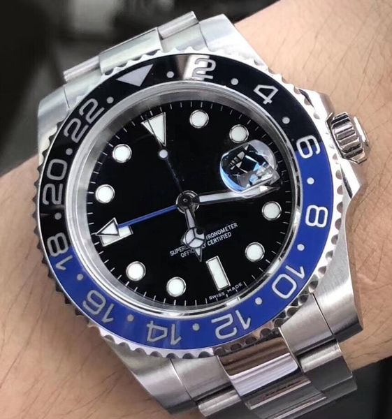 ceramic bezel gmt mens mechanical stainless steel automatic movement 2813 watch men fashion watches designer wristwatches keyaa, Slivery;brown
ceramic bezel gmt mens mechanical stainless steel automatic movement 2813 watch men fashion watches designer wristwatches keyaa, Slivery;brown