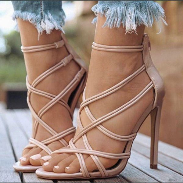 summer sandals ankle strap woman sandals high heels band gladiator dress pumps super heels 11cm pb-17, Black
summer sandals ankle strap woman sandals high heels band gladiator dress pumps super heels 11cm pb-17, Black