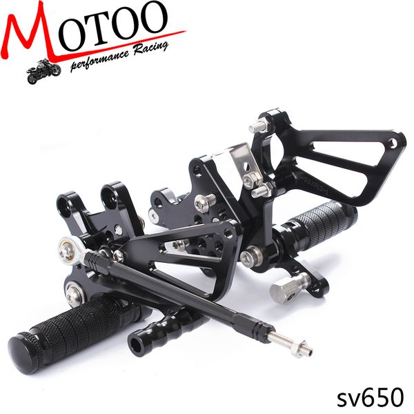 full cnc aluminum motorcycle adjustable footrest rearsets foot peg for sv1000 sv1000s sv 650 1000 sv650 sv650s 1998-2014
full cnc aluminum motorcycle adjustable footrest rearsets foot peg for sv1000 sv1000s sv 650 1000 sv650 sv650s 1998-2014