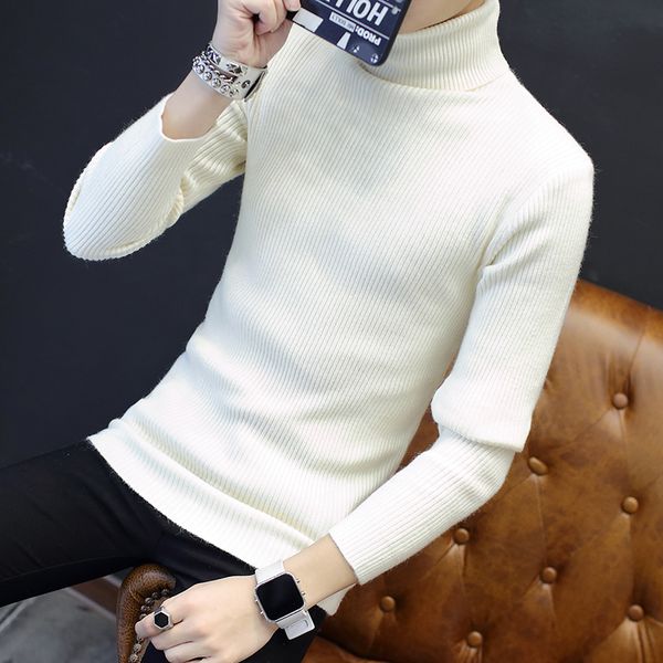 solid slim fit pullover men gray white sweater men brand 2016 -xxl turtleneck sweater winter thick warm knitwear, White;black
solid slim fit pullover men gray white sweater men brand 2016 -xxl turtleneck sweater winter thick warm knitwear, White;black