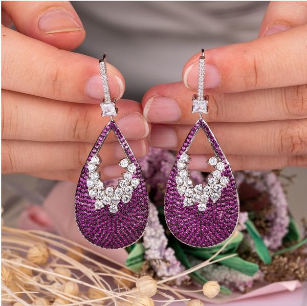 european and american creative fashion baitao earrings luxurious plated color separation long earrings baitao water earrings wholesale, Silver
european and american creative fashion baitao earrings luxurious plated color separation long earrings baitao water earrings wholesale, Silver