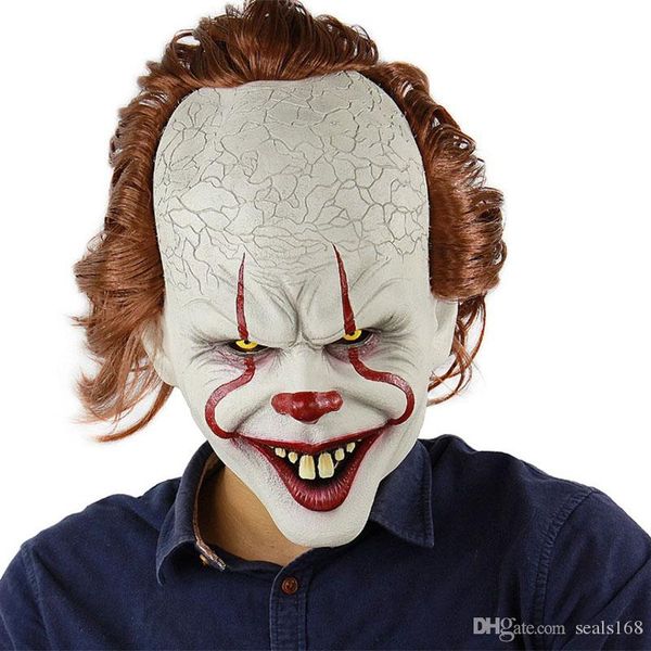 halloween mask for silicone movie stephen king joker pennywise mask full face horror clown latex mask party cosplay prop masks hh9-2436
halloween mask for silicone movie stephen king joker pennywise mask full face horror clown latex mask party cosplay prop masks hh9-2436