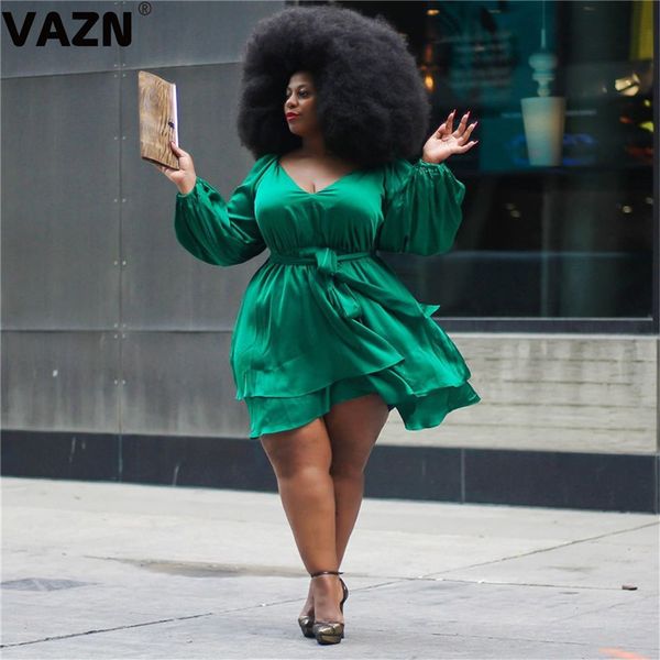 vazn autumn georgette plus size dress popular green fresh lace up untidy overalls full sleeve waist collection women midi dress, Black;pink
vazn autumn georgette plus size dress popular green fresh lace up untidy overalls full sleeve waist collection women midi dress, Black;pink