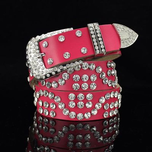 New trendy fashion luxury designer super glittering diamond zircon pink leather belt for woman 110cm 3.6 ft 30 models
New trendy fashion luxury designer super glittering diamond zircon pink leather belt for woman 110cm 3.6 ft 30 models