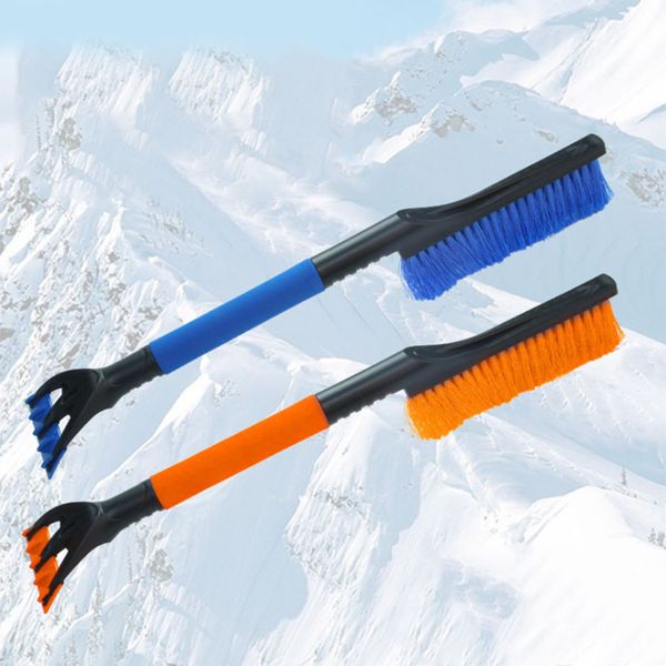 2-in-1 car windshield ice scraper multi-function snow shovel brush ice scraper winter car vehicle snow removal cleaning tool new
2-in-1 car windshield ice scraper multi-function snow shovel brush ice scraper winter car vehicle snow removal cleaning tool new