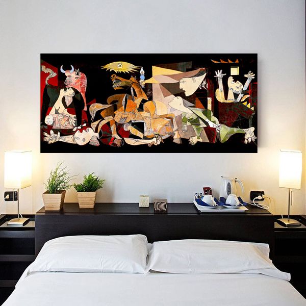 spain france picasso guernica vintage classic germany figure canvas art print painting poster wall picture for home decoration
spain france picasso guernica vintage classic germany figure canvas art print painting poster wall picture for home decoration