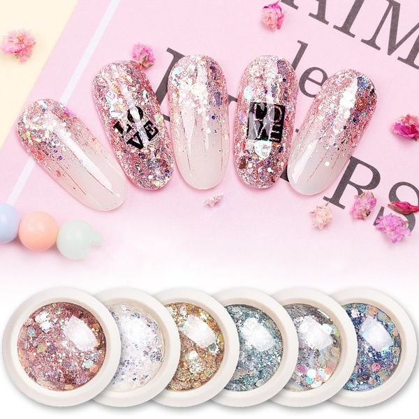 popular nail flakes sequins nail powders sticker glitter powder art shinning diy manicure decoration, Black
popular nail flakes sequins nail powders sticker glitter powder art shinning diy manicure decoration, Black