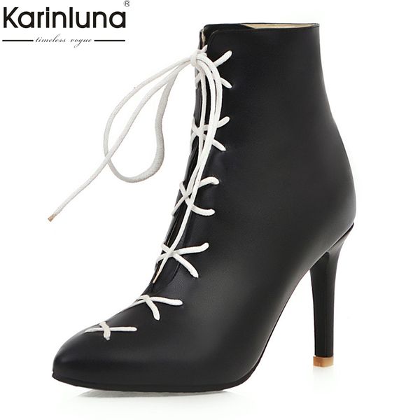 women's big size 31-48 pointed toe black shoes women boots female thin high heels shoelaces party boots woman shoes
women's big size 31-48 pointed toe black shoes women boots female thin high heels shoelaces party boots woman shoes