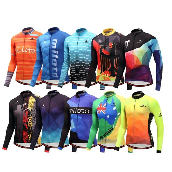 miloto 2020 men cycling jersey winter cycling bicycle clothing ropa ciclismo long sleeve mtb road bike jersey shirt maillot, Black;red
miloto 2020 men cycling jersey winter cycling bicycle clothing ropa ciclismo long sleeve mtb road bike jersey shirt maillot, Black;red