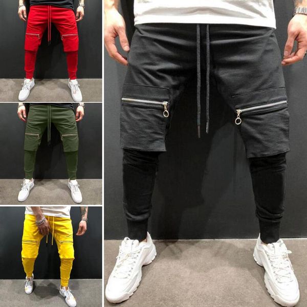 2020 patchwork hip hop long pants jogging sports trousers fashion sports men harem pants solid color big pockets, Black
2020 patchwork hip hop long pants jogging sports trousers fashion sports men harem pants solid color big pockets, Black