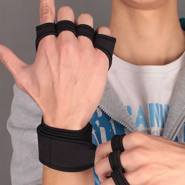 1 pair gym gloves weight lifting training gloves women men fitness sports body building gymnastics grips gym hand palm protector, Black
1 pair gym gloves weight lifting training gloves women men fitness sports body building gymnastics grips gym hand palm protector, Black