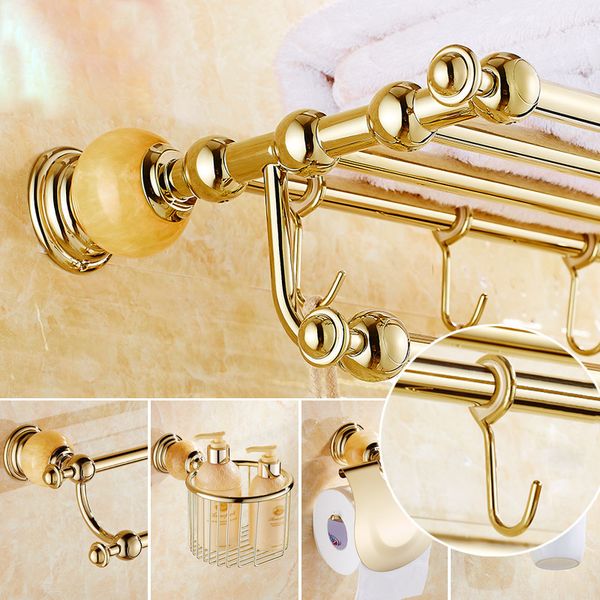 bathroom hardware set jade brass towel rack paper holder towel bar corner shelf toilet brush holder golden bathroom accessories
bathroom hardware set jade brass towel rack paper holder towel bar corner shelf toilet brush holder golden bathroom accessories