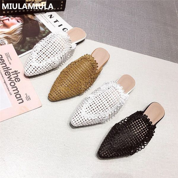 miulamiula 2020 летняя мода hallow плетеные обувь плоский тапочки shallow мокасины мулы вьетнамки размер 35-40, Black
miulamiula 2020 летняя мода hallow плетеные обувь плоский тапочки shallow мокасины мулы вьетнамки размер 35-40, Black