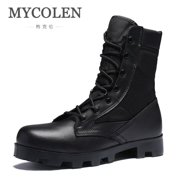 mycolen 2018 men boots autumn winter real leather fashion lace-up warm plush men shoes footwear quality boots, Black
mycolen 2018 men boots autumn winter real leather fashion lace-up warm plush men shoes footwear quality boots, Black