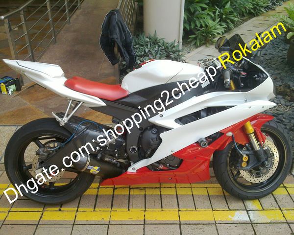 cowling for yamaha yzf 600 r6 06 07 yzfr6 yzfr6 2006 2007 white red bodywork fairing kit (injection molding)
cowling for yamaha yzf 600 r6 06 07 yzfr6 yzfr6 2006 2007 white red bodywork fairing kit (injection molding)