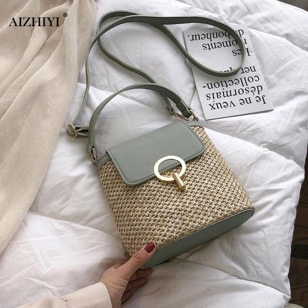 vintage women beach bucket shoulder flap weaving basket beach holiday handbags woven straw summer basket girls totes bag
vintage women beach bucket shoulder flap weaving basket beach holiday handbags woven straw summer basket girls totes bag