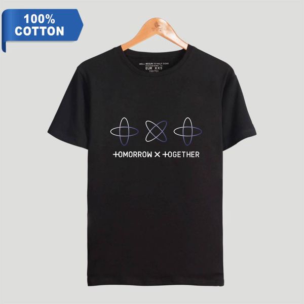 fadun 100% cotton tomorrow x together print women/men clothes 2019 casual short sleeve kpops t-shirt plus size, White;black
fadun 100% cotton tomorrow x together print women/men clothes 2019 casual short sleeve kpops t-shirt plus size, White;black