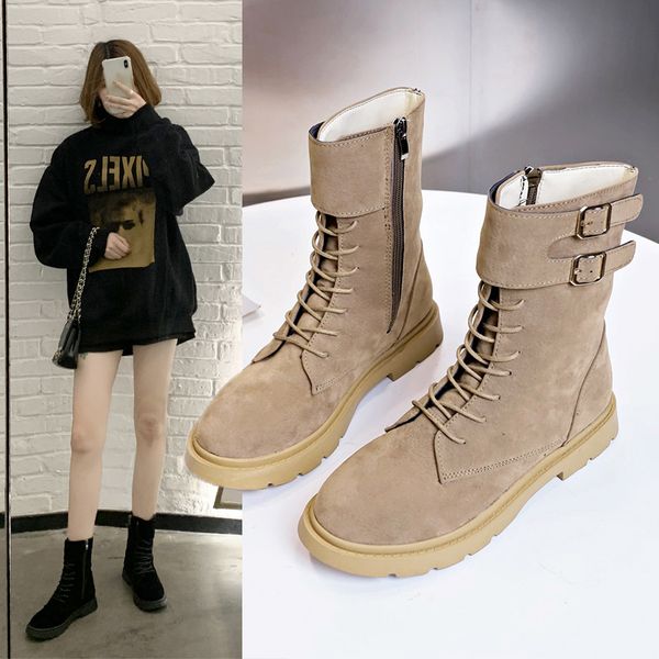 white ankle boots shoes booties woman 2019 low heel winter footwear round toe lace up zipper platform short riding rubber, Black
white ankle boots shoes booties woman 2019 low heel winter footwear round toe lace up zipper platform short riding rubber, Black