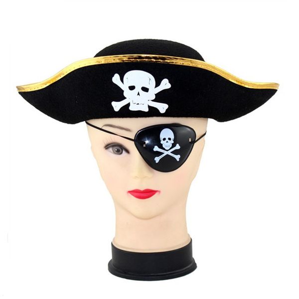 halloween masquerade cosplay pirate captain hats skull print stage performance props black dance party hats
halloween masquerade cosplay pirate captain hats skull print stage performance props black dance party hats
