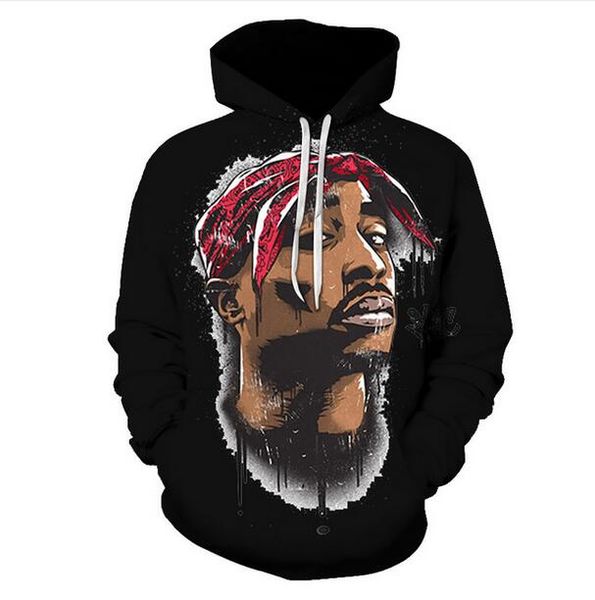 new fashion 2pac tupac prints hooded sweatshirt men women long sleeve outerwear pullovers 3d hoodies xm0113, Black
new fashion 2pac tupac prints hooded sweatshirt men women long sleeve outerwear pullovers 3d hoodies xm0113, Black