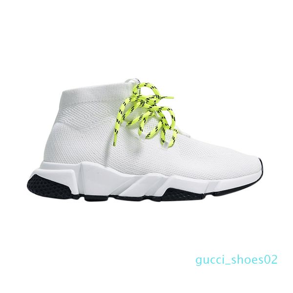 2019 men women designer socks shoes speed trainer lace up mid black white yellow fashion mens trainers casual platform sneakers g02
2019 men women designer socks shoes speed trainer lace up mid black white yellow fashion mens trainers casual platform sneakers g02