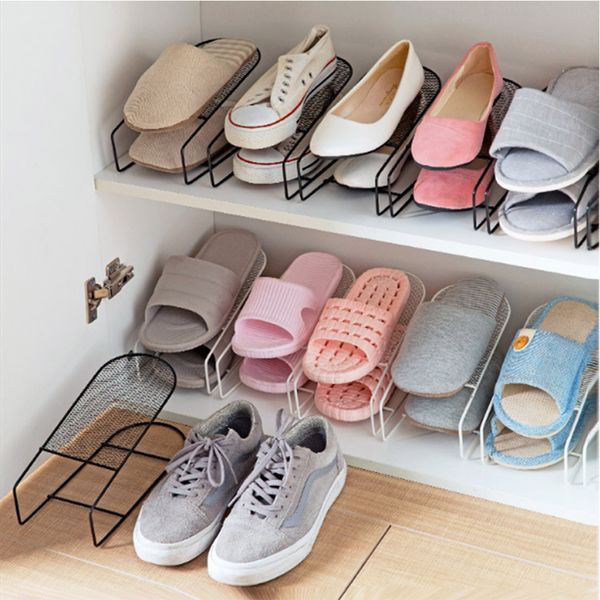 simple double layer iron shoes rack for shoe cabinet storage
simple double layer iron shoes rack for shoe cabinet storage