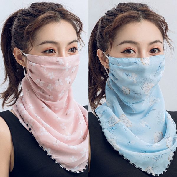 wholesale women scarf face mask multifunctional silk chiffon handkerchief outdoor windproof half face dust-proof sunshade masks 
wholesale women scarf face mask multifunctional silk chiffon handkerchief outdoor windproof half face dust-proof sunshade masks