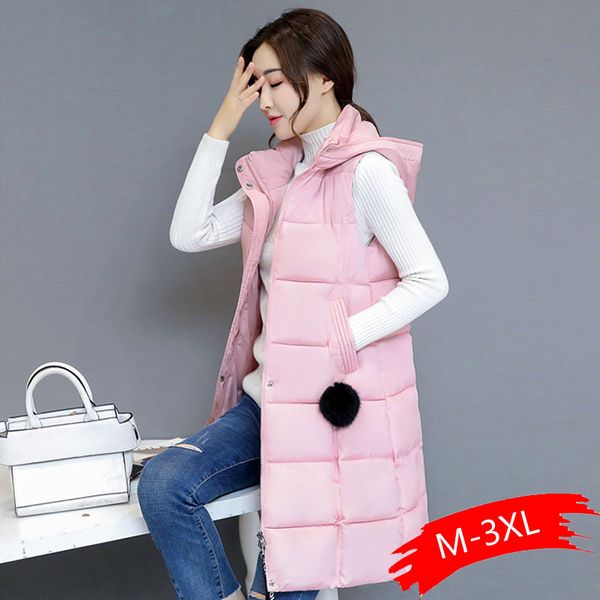 2019 winter vest women casual autumn warm thicken sleeveless waistcoat female cotton padded vest parkas m-3xl, Black;white
2019 winter vest women casual autumn warm thicken sleeveless waistcoat female cotton padded vest parkas m-3xl, Black;white