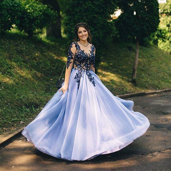 vintage a line appliques tulle prom dresses o neck full sleeve 3d flower prom party gowns floor length evening wear, White;black
vintage a line appliques tulle prom dresses o neck full sleeve 3d flower prom party gowns floor length evening wear, White;black