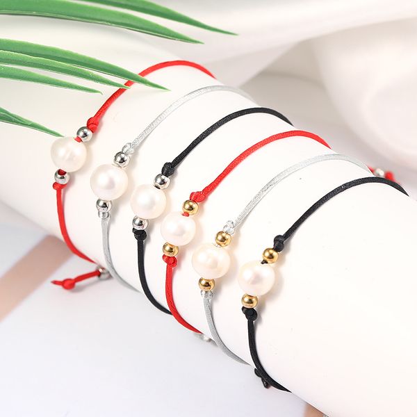 handmade stainless steel beaded pearl charm bracelet anklets friendship rope string jewelry for women girl gifts, Golden;silver
handmade stainless steel beaded pearl charm bracelet anklets friendship rope string jewelry for women girl gifts, Golden;silver
