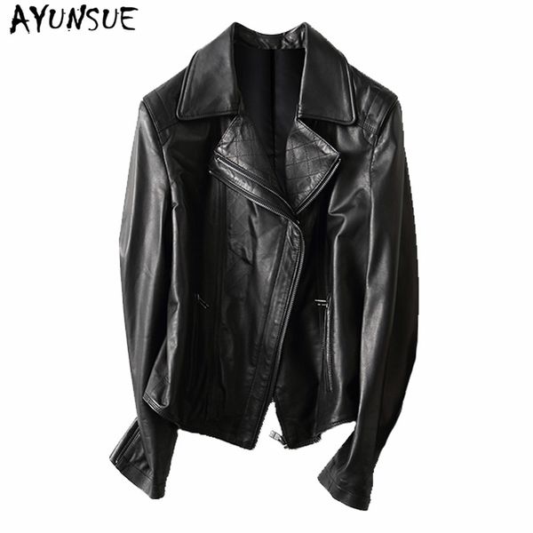 ayunsue streetwear натуральная кожа куртка женская 2019 весна корейский мода винтаж motoshort дубленка кожаная куртка пальто 29055, Black
ayunsue streetwear натуральная кожа куртка женская 2019 весна корейский мода винтаж motoshort дубленка кожаная куртка пальто 29055, Black