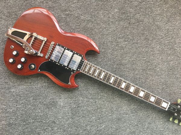 New brown g with 3 pickup electric guitar with black pickguard and chrome color hardware elling guitarra
New brown g with 3 pickup electric guitar with black pickguard and chrome color hardware elling guitarra