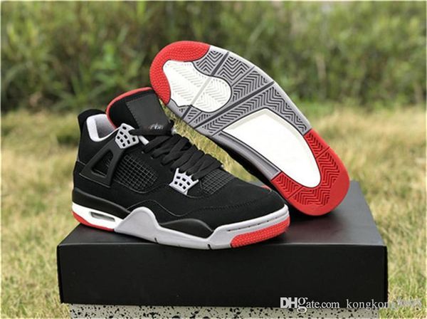 2019 Hot Air Authentic 4 Bred Черный Цемент Огонь Красный Белый Серый Саммит 4S Мужчины Баскетб
2019 Hot Air Authentic 4 Bred Черный Цемент Огонь Красный Белый Серый Саммит 4S Мужчины Баскетб
