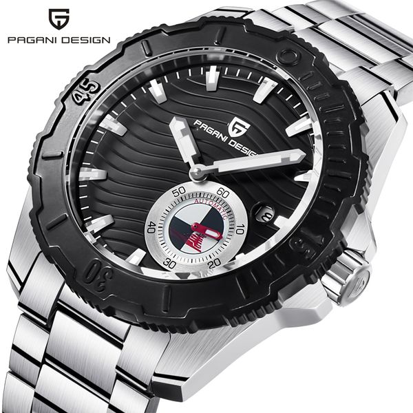 auto date mechanical mens watches pagani design stainless steel sport waterproof men wristwatch dropshipping pd1636, Slivery;brown
auto date mechanical mens watches pagani design stainless steel sport waterproof men wristwatch dropshipping pd1636, Slivery;brown