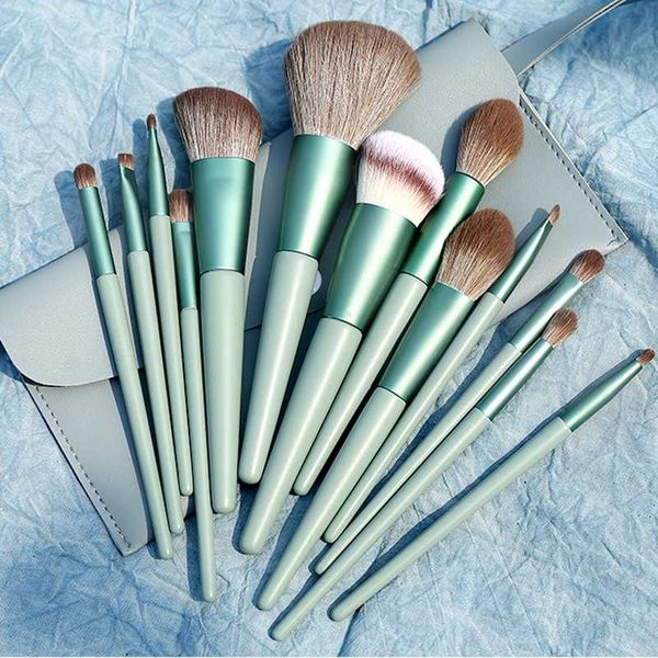 morandi fresh green makeup brush set maquillaje profesional eyeshadow lip powder foundation blush soft makeup brueshes with bag
morandi fresh green makeup brush set maquillaje profesional eyeshadow lip powder foundation blush soft makeup brueshes with bag