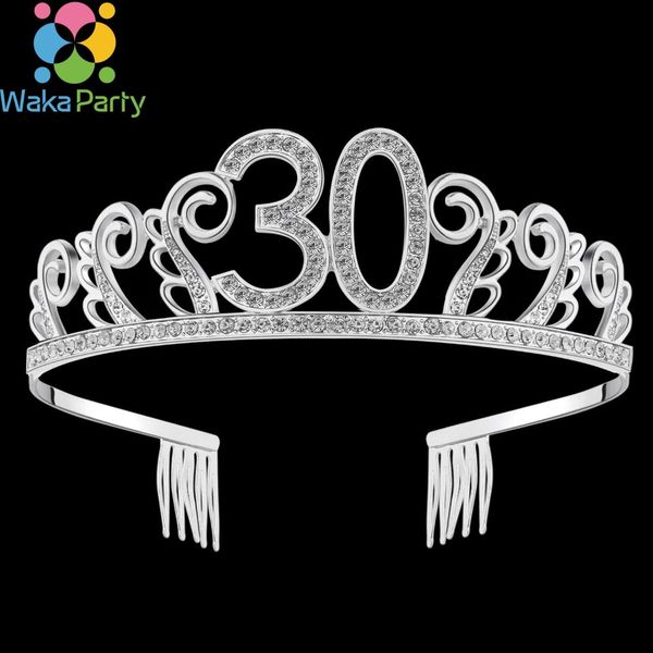 happy birthday crystal tiara birthday crown princess hair accessories silver rhinestone happy 30th
happy birthday crystal tiara birthday crown princess hair accessories silver rhinestone happy 30th