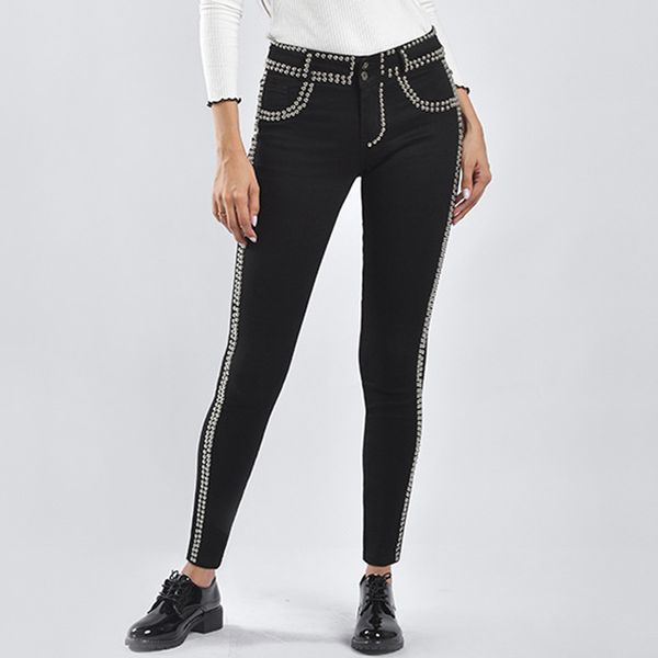 rivet jeans women black skinny jeans new style boyfriend hip hop biker pantalones mujer, Blue
rivet jeans women black skinny jeans new style boyfriend hip hop biker pantalones mujer, Blue