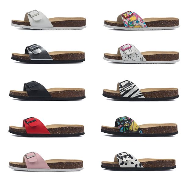 flat slippers summer ladies low square buckle couple cork sandals leather sliders male beach babouche spring slides, Black
flat slippers summer ladies low square buckle couple cork sandals leather sliders male beach babouche spring slides, Black