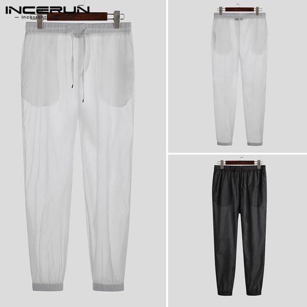 incerun модные сексуальные брюки для мужчин see through joggers отпуск твердые свободные пляжные брюки дышащие прозрачные брюки мужчины 2020, Black
incerun модные сексуальные брюки для мужчин see through joggers отпуск твердые свободные пляжные брюки дышащие прозрачные брюки мужчины 2020, Black
