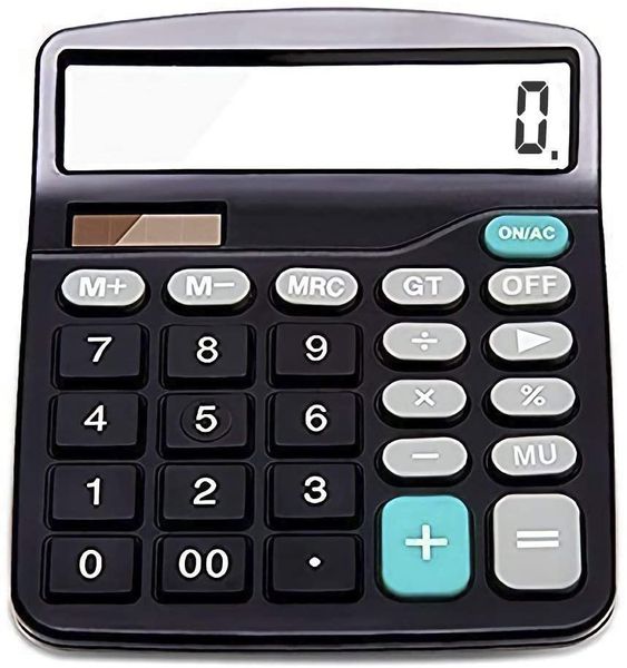 calculator, everplus electronic deskcalculator with 12 digit large display, solar battery lcd display office calculator,black
calculator, everplus electronic deskcalculator with 12 digit large display, solar battery lcd display office calculator,black