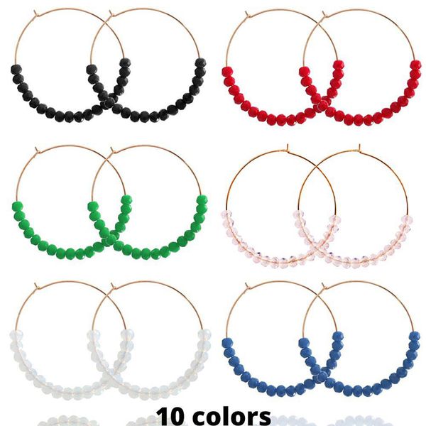 new vintage statement bead hoop earrings women geometry round circle earrings lady hanmdade jewelry, Golden;silver
new vintage statement bead hoop earrings women geometry round circle earrings lady hanmdade jewelry, Golden;silver