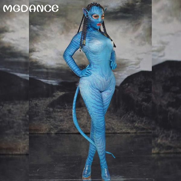women mask elastic tights jumpsuits stage singer wear halloween party outfits animal role cosplay dance costumes, Black;white
women mask elastic tights jumpsuits stage singer wear halloween party outfits animal role cosplay dance costumes, Black;white