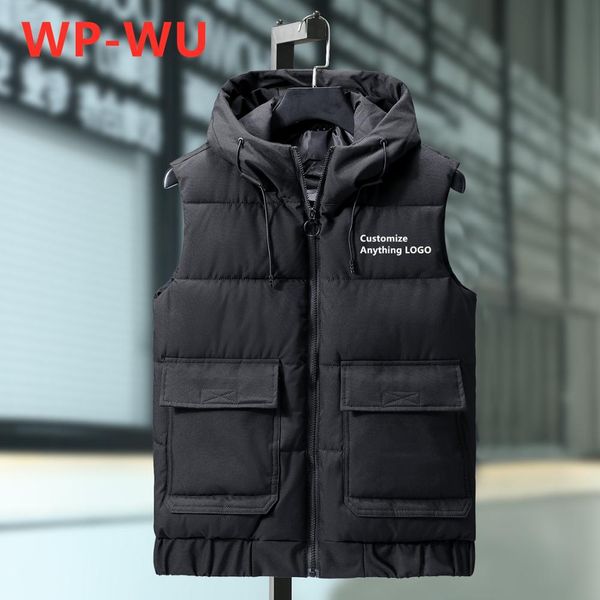 wp-wu winter male warm jacket hoodied popular male fashion sleeveless casual harajuku style comfortable waistcoat thicken, Black
wp-wu winter male warm jacket hoodied popular male fashion sleeveless casual harajuku style comfortable waistcoat thicken, Black