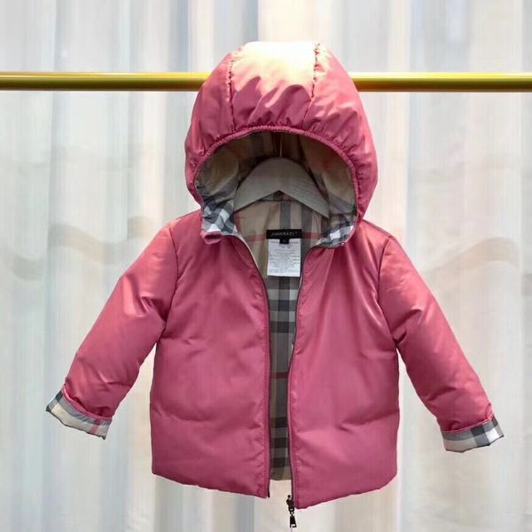 1-6 year new double sided wear girls baby down jacket hooded duck down plaid down jacket coat children's clothes brand, Blue;gray
1-6 year new double sided wear girls baby down jacket hooded duck down plaid down jacket coat children's clothes brand, Blue;gray