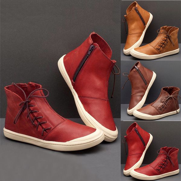 snow boots 2019 warm women fashion casual vintage high-short ankle boots zipper flat shoes women winter shoes ankle boots#1, Black
snow boots 2019 warm women fashion casual vintage high-short ankle boots zipper flat shoes women winter shoes ankle boots#1, Black