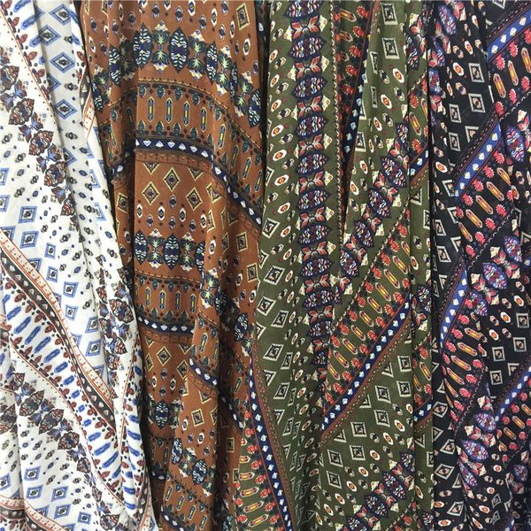 chiffon fabric ethnic bohemian print dress summer fashion material dropping scarf blouse cosplay diy craft fabric 1 yard, Black;white
chiffon fabric ethnic bohemian print dress summer fashion material dropping scarf blouse cosplay diy craft fabric 1 yard, Black;white