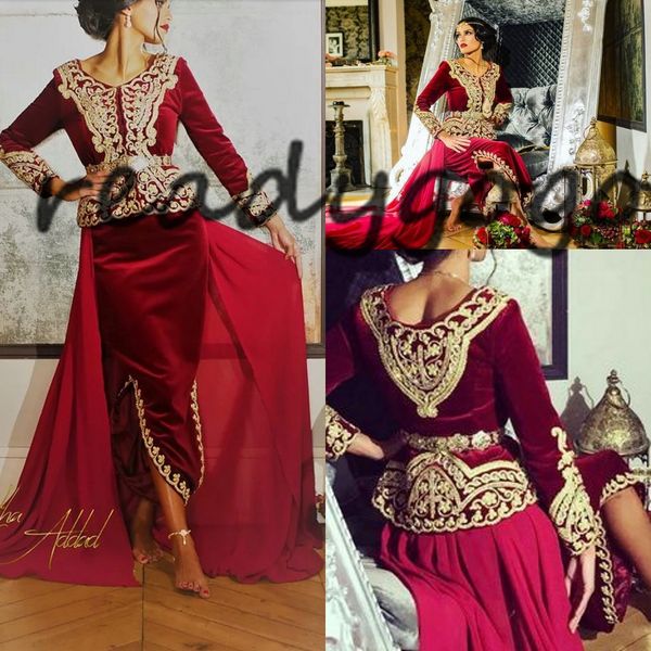 caftan karakou algerien prom formal dresses with long sleeve burgundy velvet gold lace peplum occasion evening gown wear, Black
caftan karakou algerien prom formal dresses with long sleeve burgundy velvet gold lace peplum occasion evening gown wear, Black