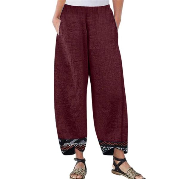 trousers fashion pants women's large size printed stitching loose cotton linen pants casual pockets wide leg #yl5, Black;white
trousers fashion pants women's large size printed stitching loose cotton linen pants casual pockets wide leg #yl5, Black;white