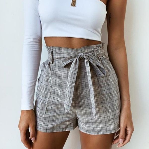 stripe print women shorts 2020 ladies summer casual short pants knot tie waist slim plus size short pants women femme, White;black
stripe print women shorts 2020 ladies summer casual short pants knot tie waist slim plus size short pants women femme, White;black