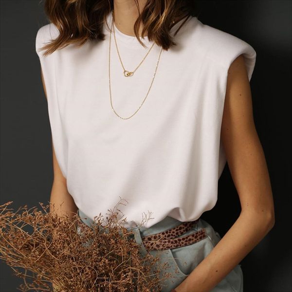 waistcoat female wear summer solid color t-shirt vest all-match casual sleeveless sports vest t-shirt female, White
waistcoat female wear summer solid color t-shirt vest all-match casual sleeveless sports vest t-shirt female, White